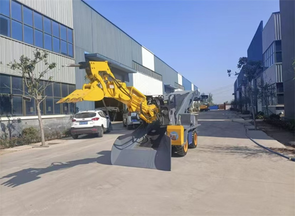 皮带式挖掘装载机